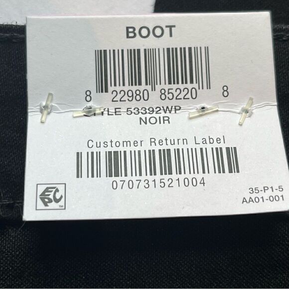 Style & Co Women's Boot Leg Black Pants Cotton Blend Size 22WP Mid-rise - Picture 4 of 12